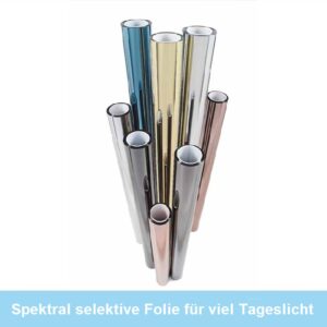 Sonnenschutzfolie OptiLite 75 Xtra hellblau Außen – Bild 6