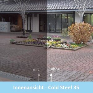 Sonnenschutzfolie Cold Steel 35 mittelgrau – Bild 2