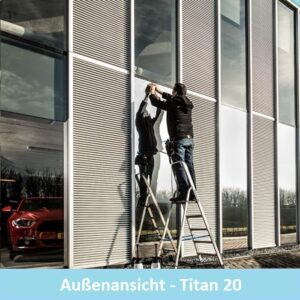 Sonnenschutzfolie TITAN 20 verspiegelt Außen – Bild 3