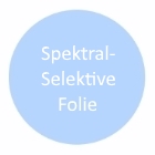 Spektral selektive Sonnenschutzfolie