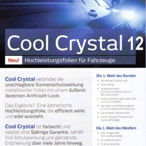 Autoglasfolie Crystal 12 titan