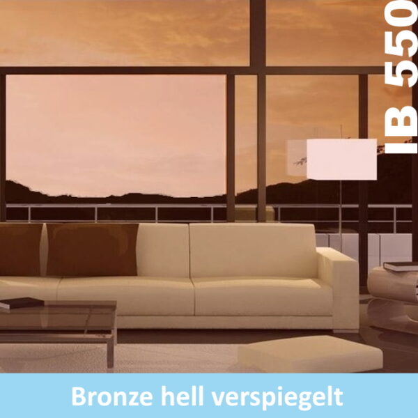 Sonnenschutzfolie IB 550 bronze hell 1,22 m