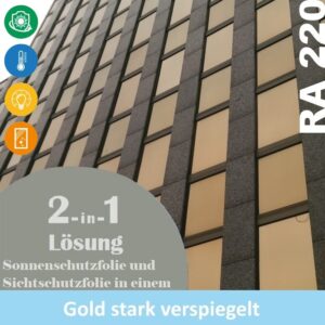 Sonnenschutzfolie RA 220 Gold