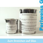 Sonnenschutzlack weiß Glas streichen