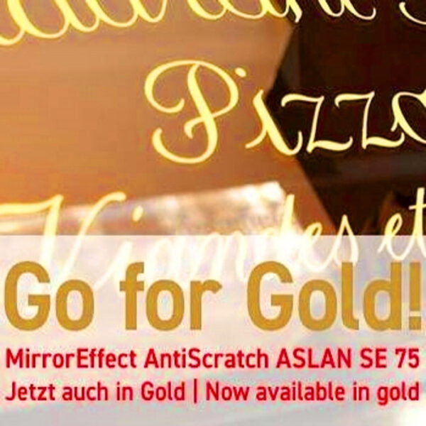 Spiegelfolie Aslan SE 75 MirrorEffect Gold